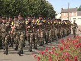 Le 3e  régiment d'infanterie de marine  décoré par le ministre de la Défense - septembre 2012