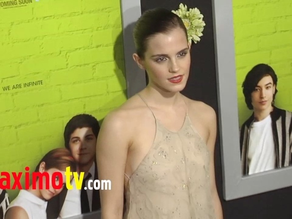 Emma Watson at "The Perks of Being a Wallflower" Premiere ARRIVALS