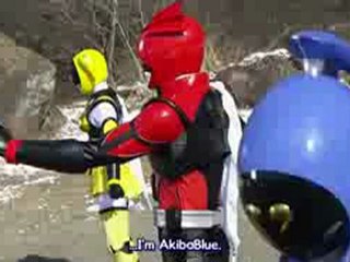 Akibaranger henshin and roll call
