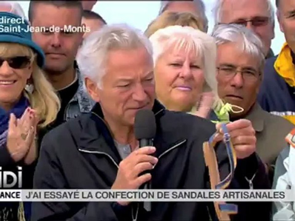 NOIRMOUTIER la confection de sandales (Midi En France à saint-jean-de-monts)