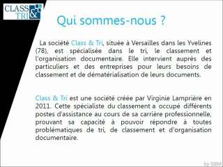 Class & Tri - Services en Organisation et dématérialisation documentaire en Yvelines, Ile-de-France