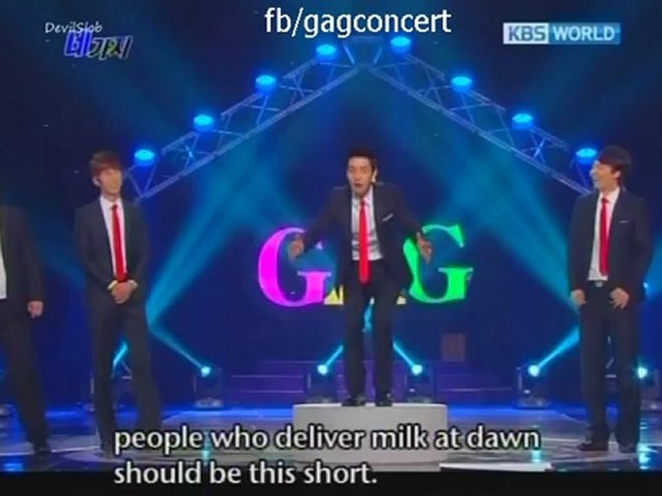 Four Men  Gag Concert E659 ( ENGSUB) 1 September 2012@kbsw