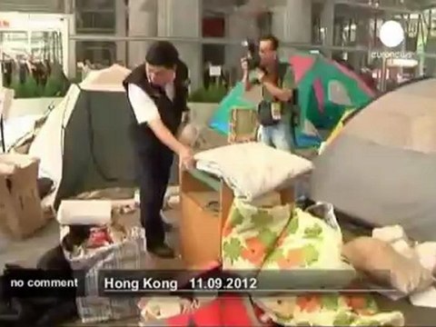 Police disperse Occupy Hong Kong camp - no comment