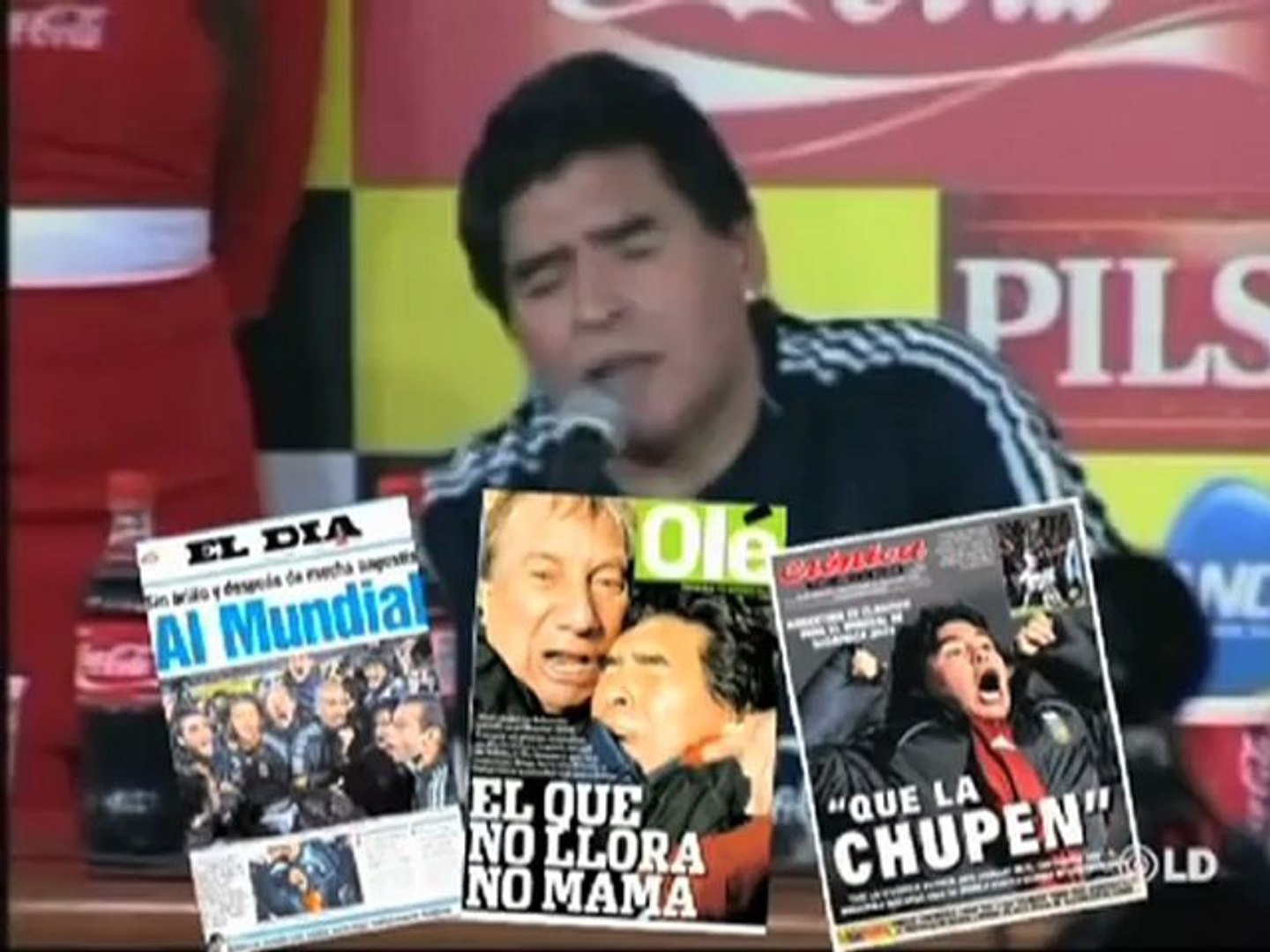 Maradona: "a los que no creyeron, que la chupen" - Vídeo Dailymotion