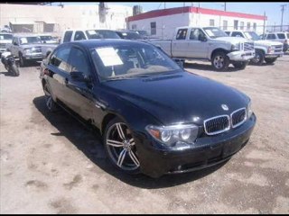 For Export Salvage 2004 BMW 745LI