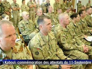 Kaboul: les soldats américains commémorent le 11-Septembre