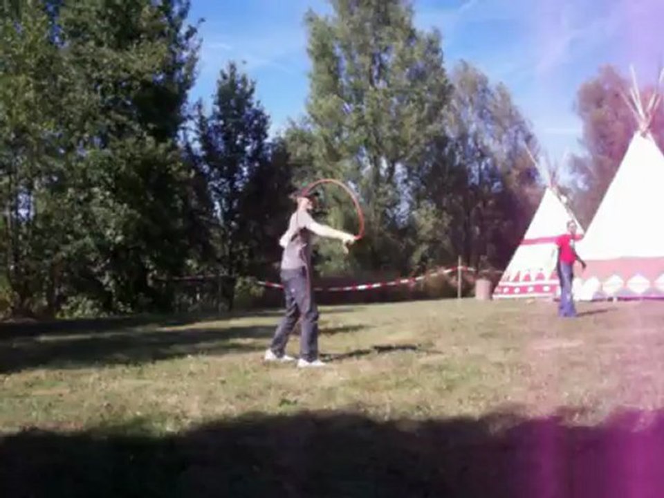 French Whipmeeting 2012: David and a 10ft indy bullwhip