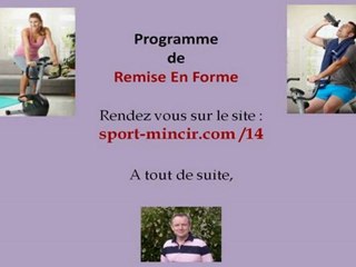 Programme velo appartement musculation