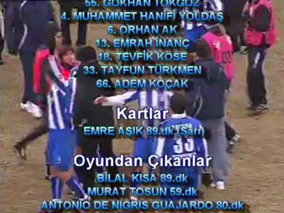 ANKARASPOR-MANİSASPOR 2007-2008 SEZONU 19. HAFTA