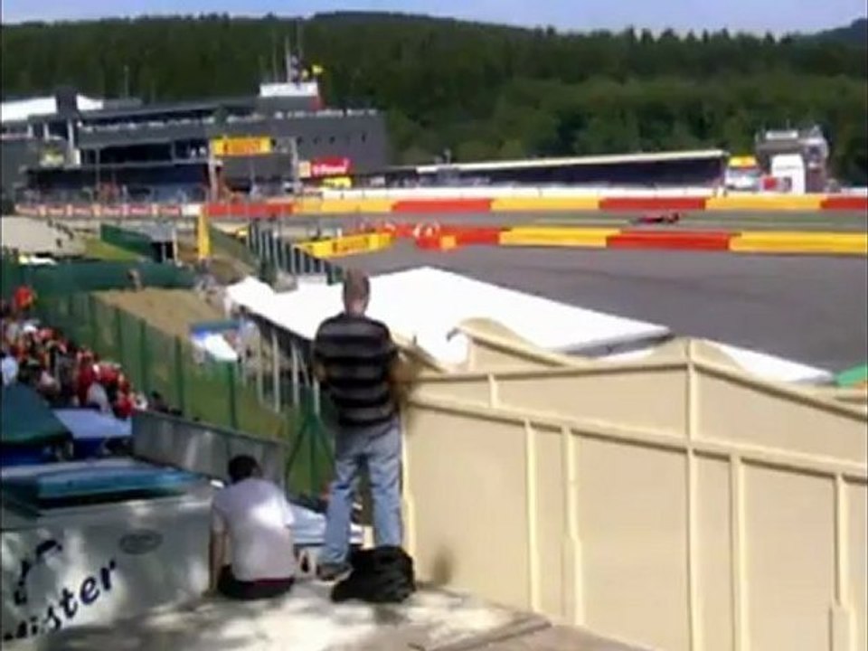 Spa départ lancé après le safety car