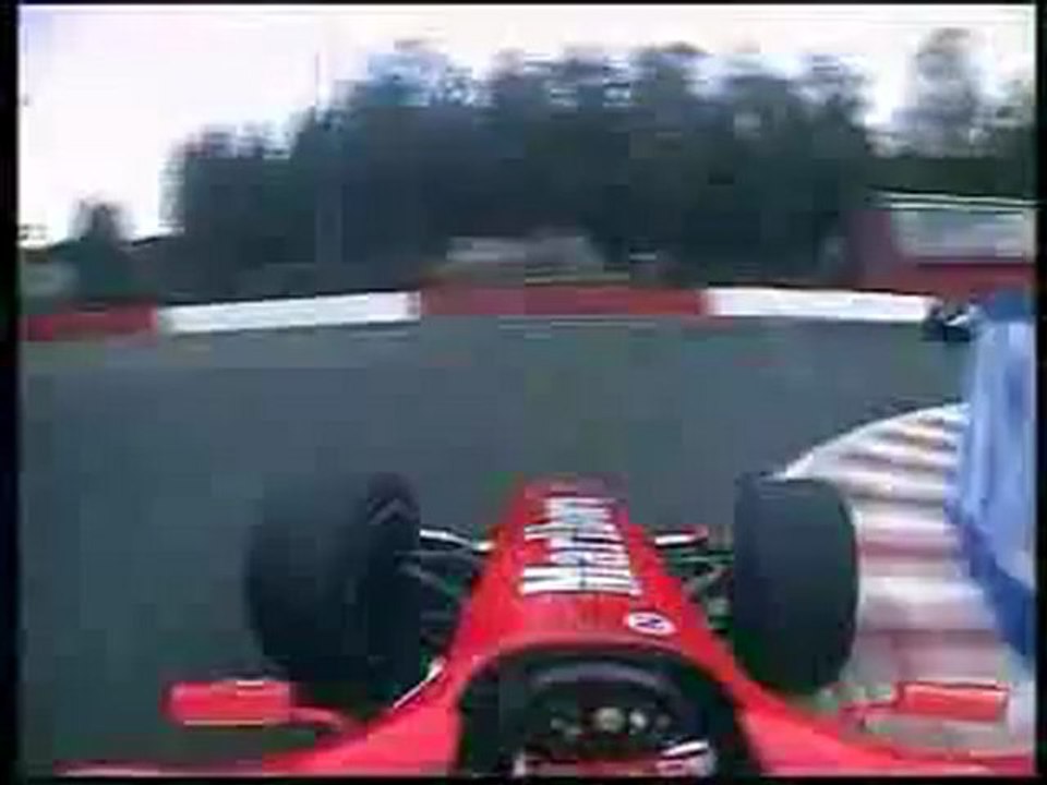 Spa 2004 Kimi Räikkönen overtaking Michael Schumacher onboard