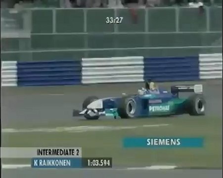 Silverstone 2001 Kimi Räikkönen Qualifying