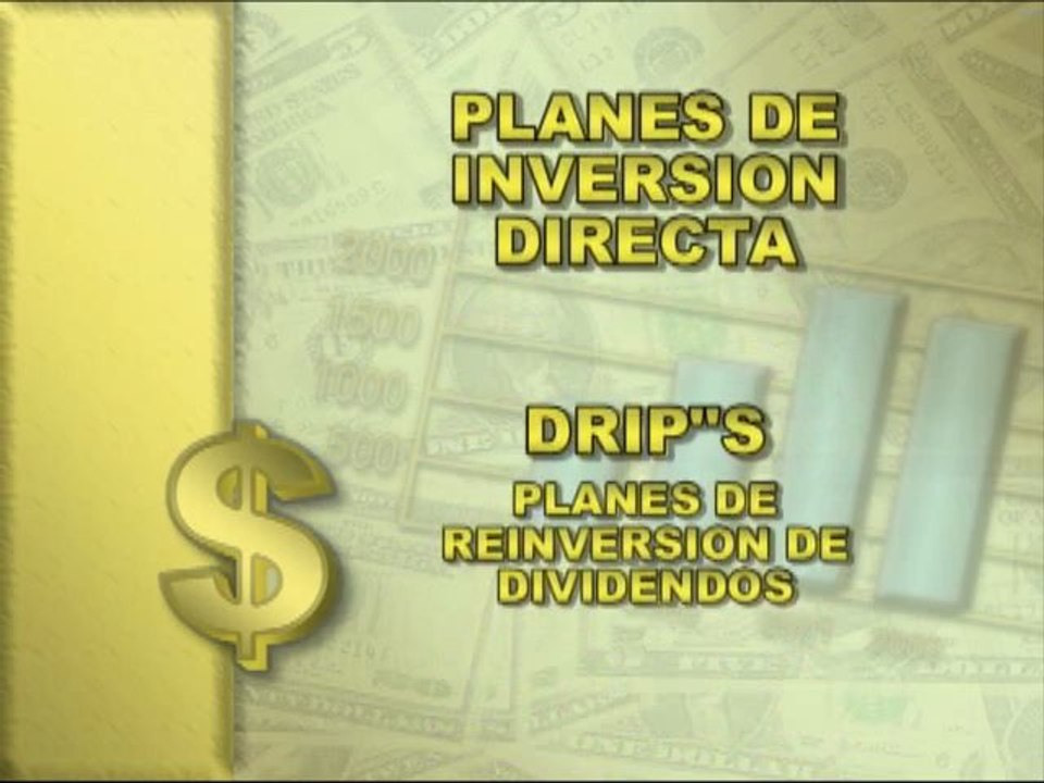 PLANES DE INVERSION DIRECTA "DRIPS" por ALEJANDRO FONSECA PAIZ