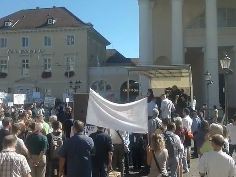 Anti-ESM-Demo in Karlsruhe
