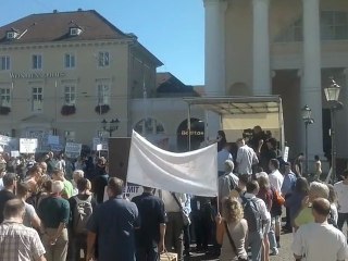Anti-ESM-Demo in Karlsruhe