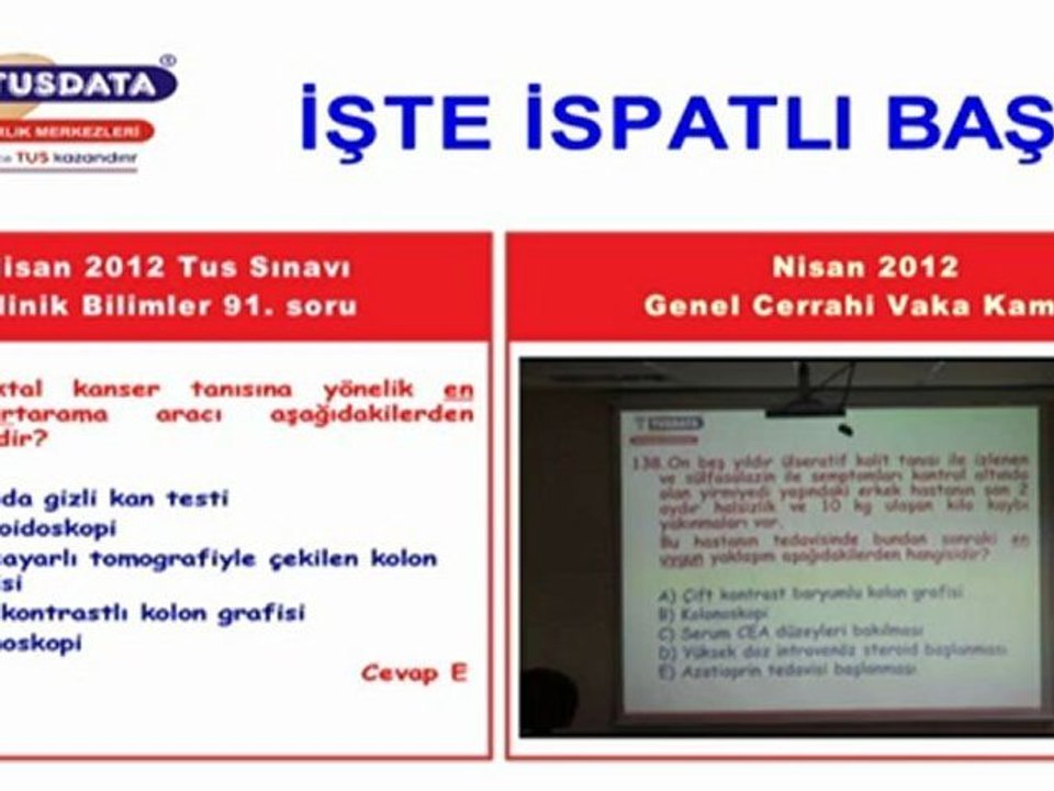 Nisan 2012 Tus Genel Cerrahi 19.soru