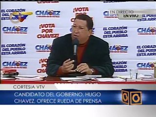 Candidato Chávez: De Lima y Ojeda son personas que han estudiado política