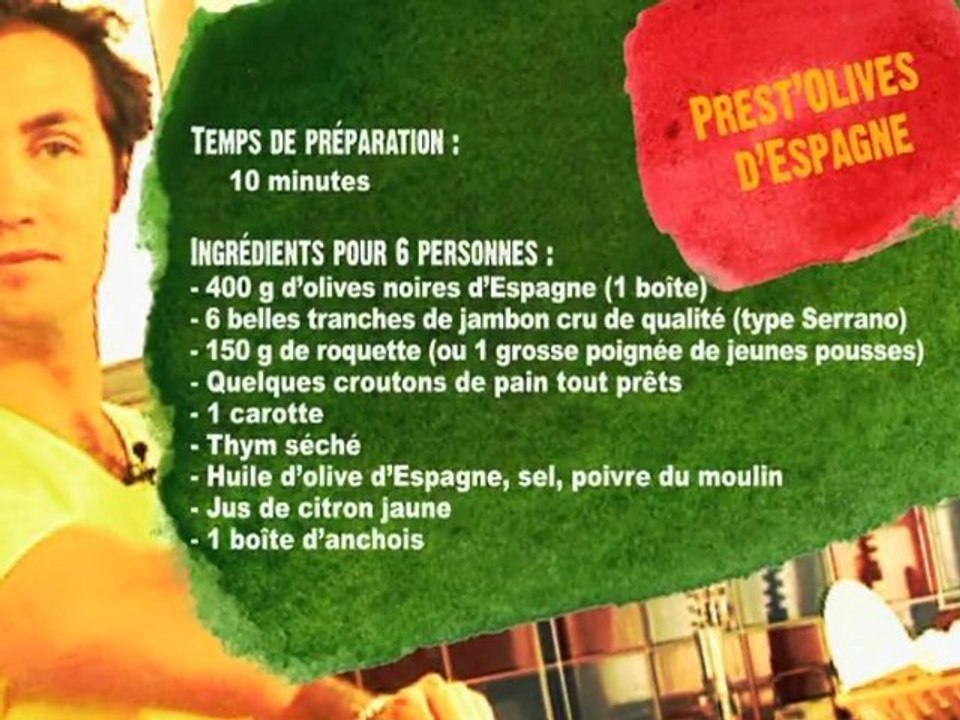 Saveurs d'olives ! Saveurs d'Espagne !  Un plat rapido à préparer au bureau