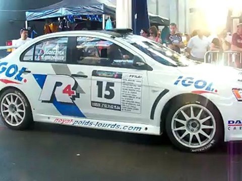 RALLYE DU PAYS D'AUGE 2012 APRES L'ES4 PARC DES EXPOSITIONS DE LISIEUX