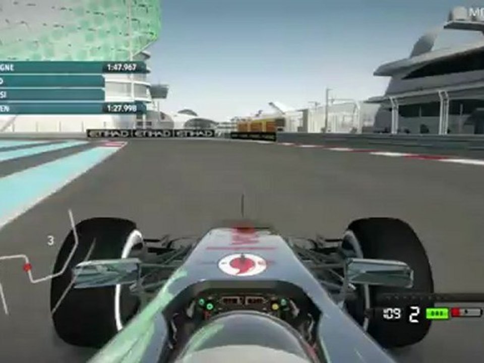 F1 2012 PS3 Demo - Yas Marina Onboard Lap