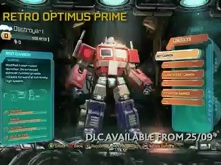Transformers Fall of Cybertron - Trailer DLC