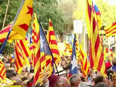 Um milhão e meio de catalães pedem independência
