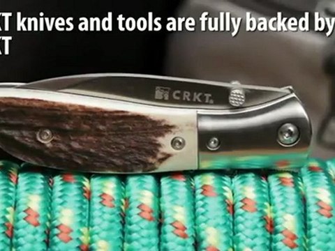 CRKT M4-02S Stag Knife Designed by Kit Carson