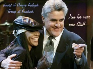 Aaliyah ~ Backstage Jay Leno Show (MTAW) ~ Rare