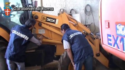 Roma - Sgominata banda di ladri di trattori (11.09.12)