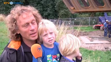 Bouwwerk bij Noord-Willemskanaal blijkt kunstwerk te zijn - RTV Noord