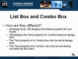 14 01 - List Boxes & Combo Boxes Basics
