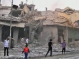 Amvid shows aftermath of Aleppo bombardment