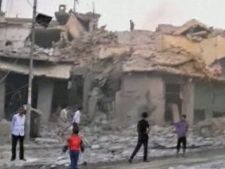 Amvid shows aftermath of Aleppo bombardment
