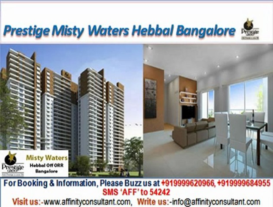 Prestige Misty Waters @09999620966 Hebbal ORR Road Bangalore New Project