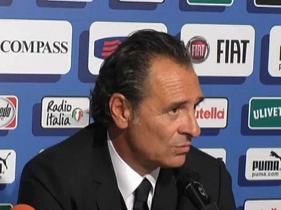WM-Quali: Prandelli: „Brutales Spiel zeigt, woran wir arbeiten müssen”