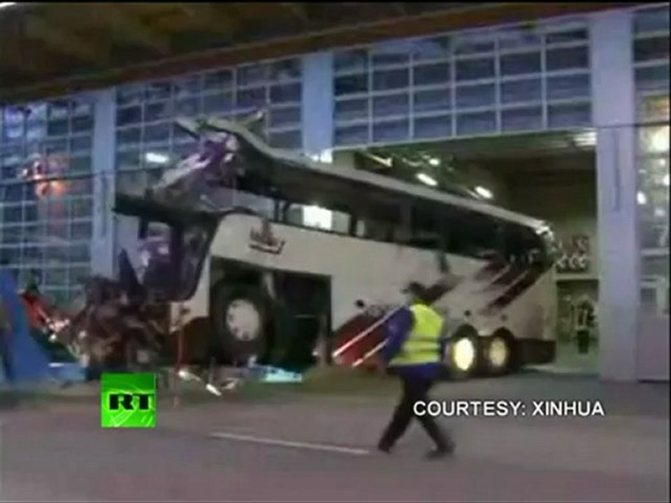 Video: Shocking Swiss bus crash kills 28, most children