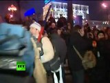 Video: Police disperse crowds after anti-govt rally in Moscow