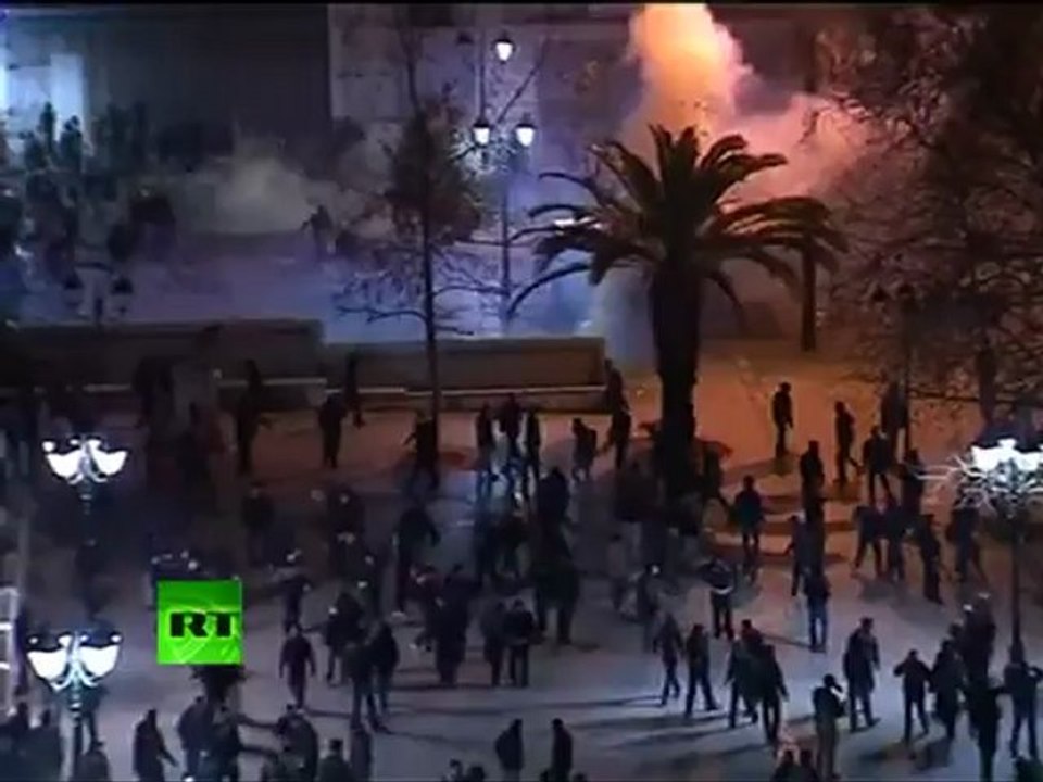 Greece riots: Athens burns, police fire tear gas as violence flares up