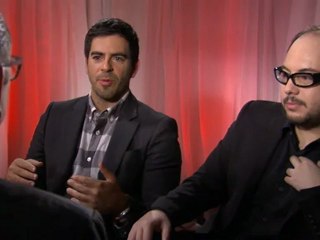 Eli Roth and Nicolás Martínez of Aftershock at the TIFF 2012