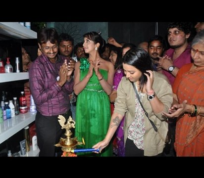 Sanjana and Swetha Basu At Naturals Salon Opening | Sanjana and Swetha Basu new Stills