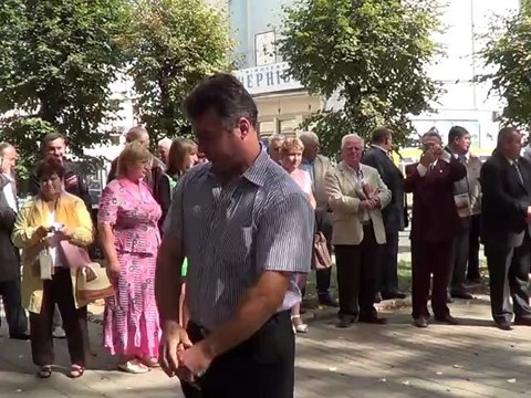 Vasile Bacu, Presedintele Societatii Mihai Eminescu -Cernauti- Limba noastra cea Romana