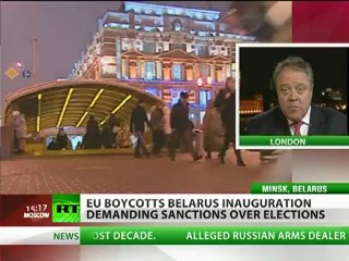 Télécharger la video: Sanctions Action: EU Boycotts Belarus Inauguration