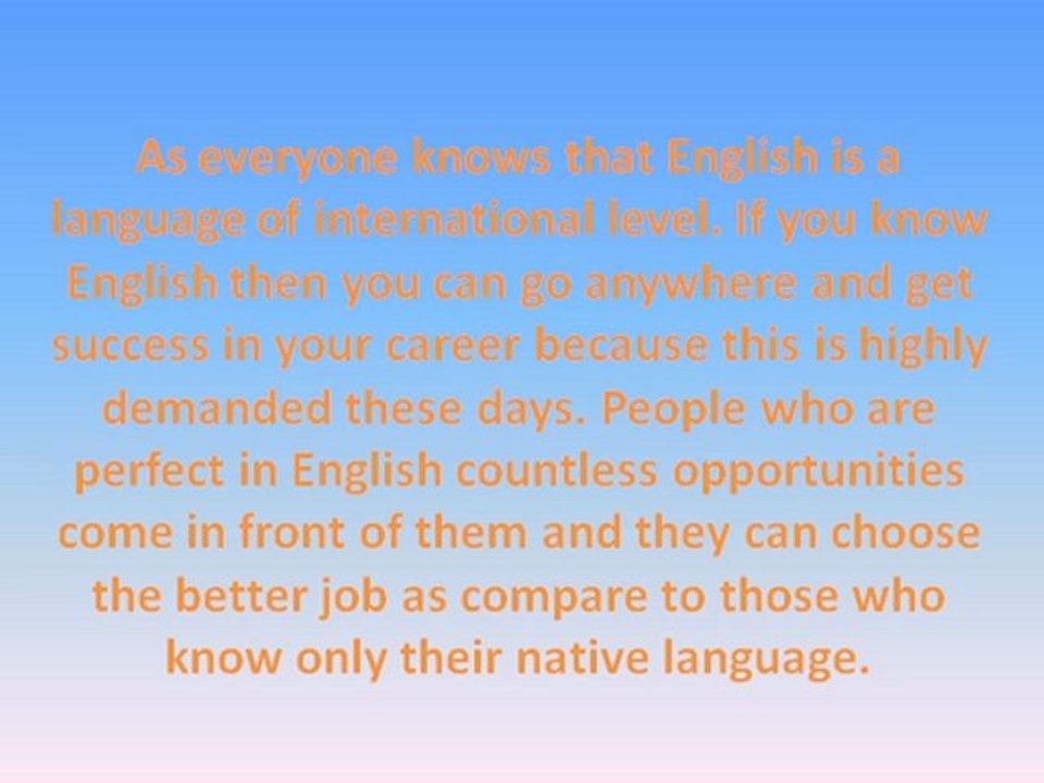 Get fluency in English by ESL courses