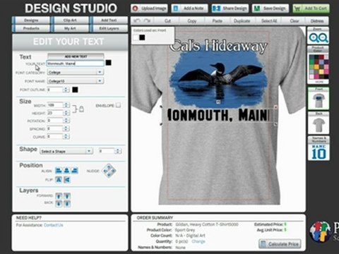 Maine Custom Screen Printing. Custom T-Shirts