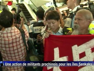 Hong Kong: manifestation pro-Chine devant le consulat japonais