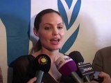 Irak: Angelina Jolie dans un camp de réfugiés syriens