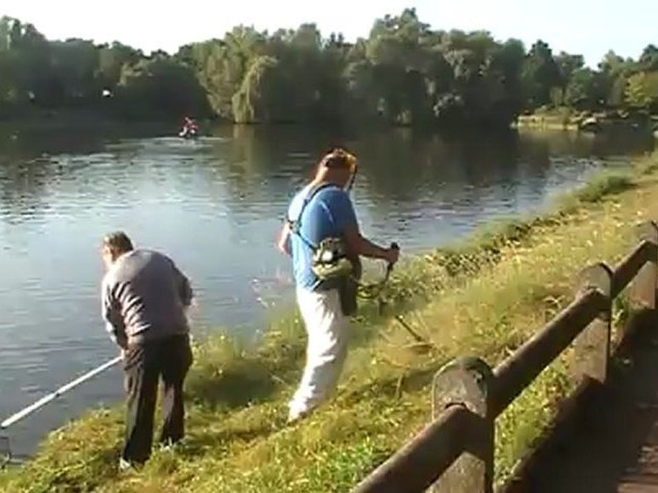 nettoyage de l'etang