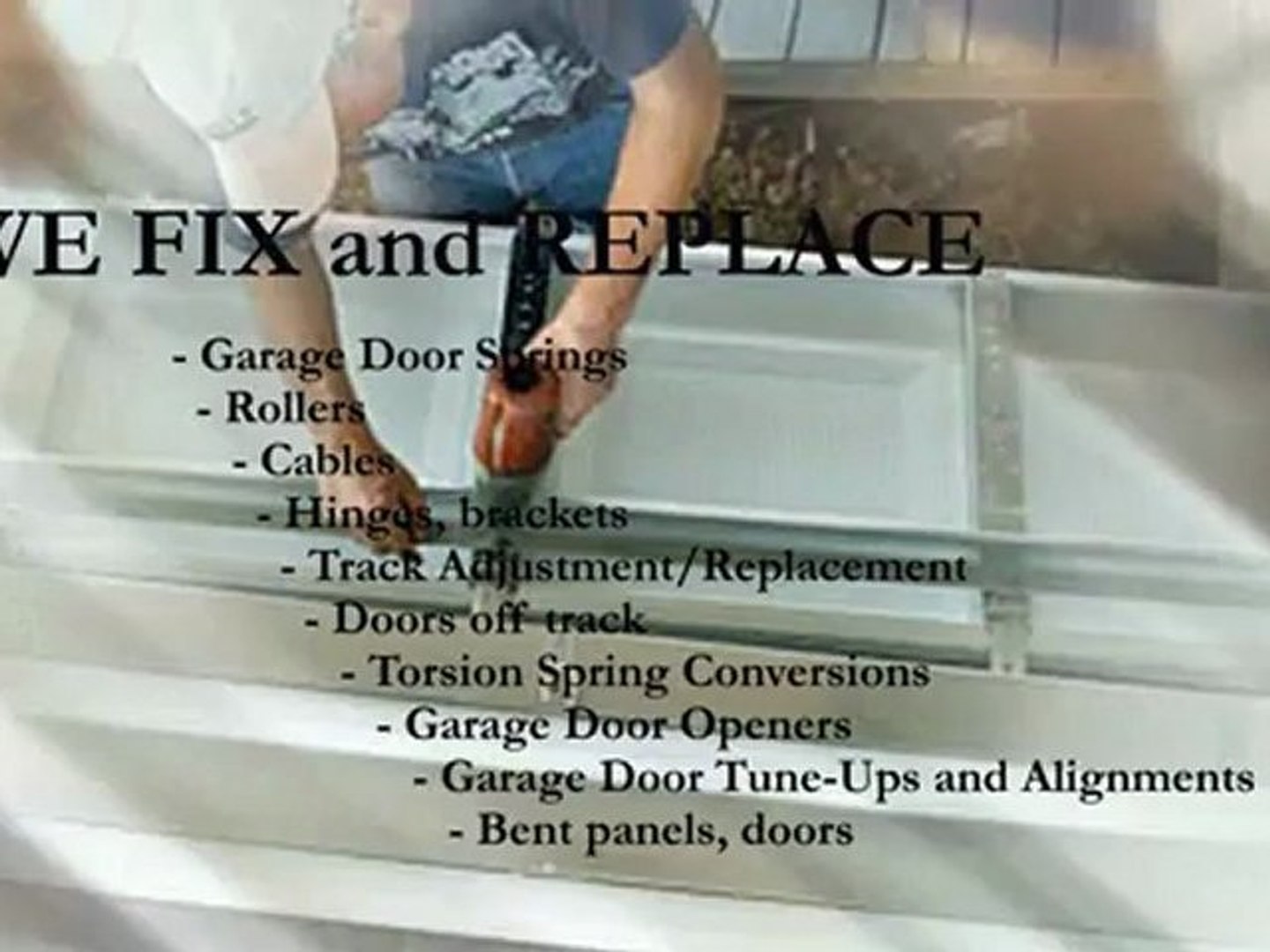 Garage Door Repair Garage Door Repair Fair Oaks Ca Video