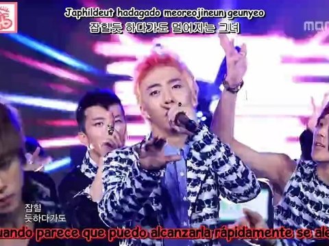 [Subs Español] B.A.P - Crash (Live on MC 120901)