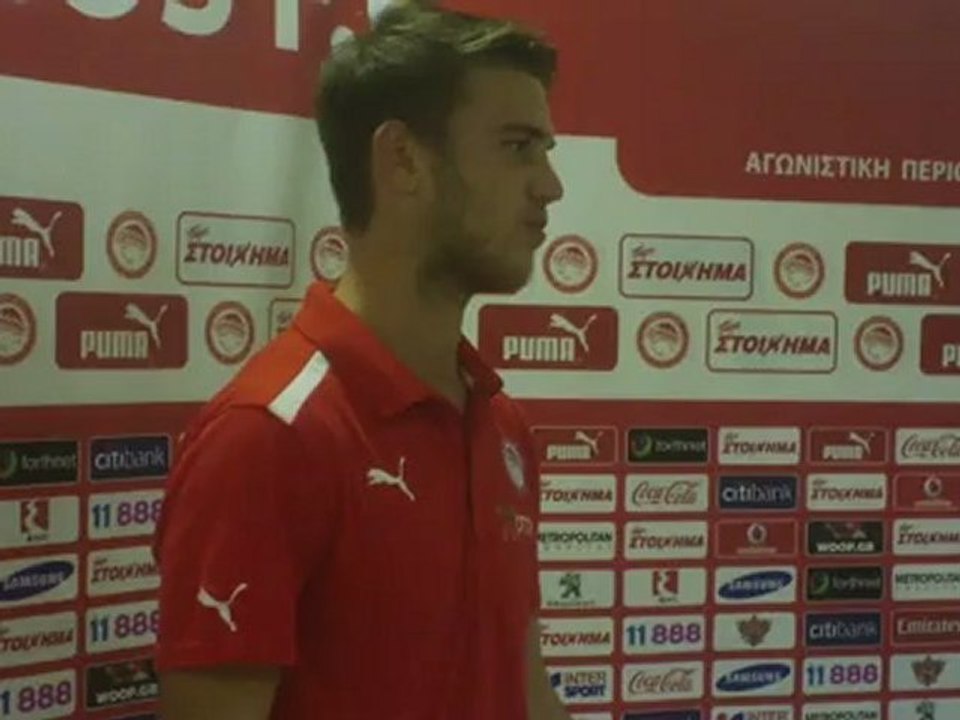 Δηλώσεις Κώστα Ρουγκάλα μετά τη νίκη της ομάδας Νέων του Ολυμπιακού επί της Άρσεναλ